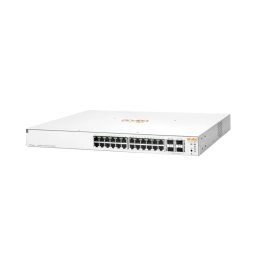 Switch HPE Aruba IOn 1930 24G 4SFP+ PoE 370W - 24 ports (20G PoE + 4 SFP+) - Smart géré - PoE - Réf.JL684B