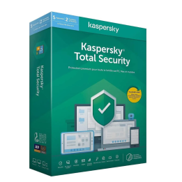 Logiciel Antivirus Kaspersky Total Security – 5 Appareils – 1 An – Réf. KL19498BEFS-20MAG