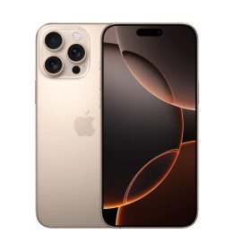 Apple iPhone 16 Pro – 256 جيجا – 8 جيجا رام تيتانيوم الصحراء