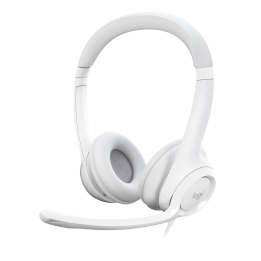 Casque Logitech H390 USB Filaire – Micro Antibruit – Blanc