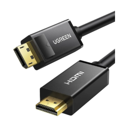 كابل Ugreen DisplayPort ذكر إلى HDMI ذكر - 3 أمتار (10203)