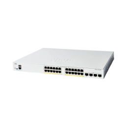 سويتش Cisco Catalyst 1300، ‏24 منفذ Gigabit Ethernet Full PoE، ‏4 × منافذ Gigabit / SFP