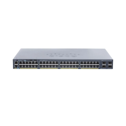 Switch Cisco Catalyst 2960X 48 Ports Gigabit PoE 740W 4 x SFP 10G LAN Base Reconditionné Prix Maroc
