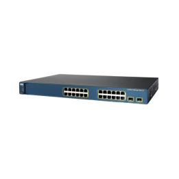 Switch Cisco Catalyst 3560V2 24 ports Fast Ethernet PoE, Uplink Gigabit SFP, LAN Base – Réf. WS-C3560V2-24PS-S