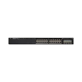 سويتش Cisco Catalyst 3650 بعدد 24 منفذ PoE+ Gigabit و4 منافذ SFP بسرعة 1Gb مع مزود طاقة مزدوج 640 واط LAN Base - سعر المغرب