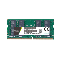 ذاكرة RAM للخوادم من Apacer بسعة 8 جيجا DDR4 SODIMM ECC بسرعة 2400MHz وجهد 1.2V
