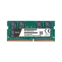 ذاكرة RAM للخوادم من Apacer بسعة 16 جيجا DDR4 SODIMM ECC  2400
