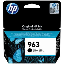 خرطوشة حبر HP 963 أصلية سوداء – لطابعات OfficeJet 9010/9013/9020