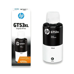 Bouteille d’encre HP GT53 noire 135ml originale – jusqu’à 6000 pages – HP Ink Tank 615/515