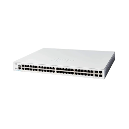 سويتش سيسكو كاتاليست C1300X-48P-4X بـ 48 منفذ Gigabit PoE+ و4 منافذ Uplink بسرعة 10G SFP+